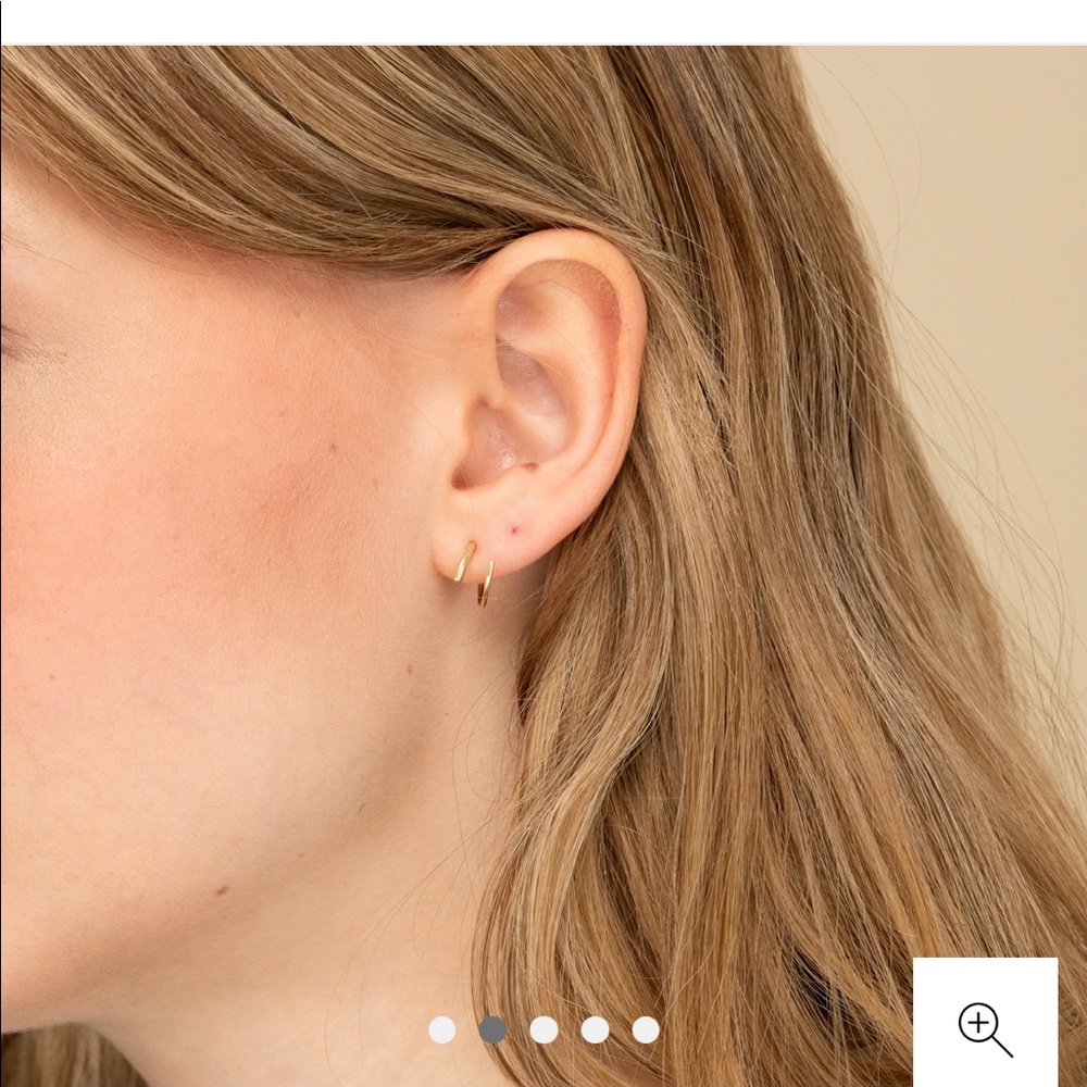 Mejuri Spiral Earrings Solid 14k Gold